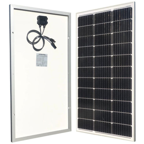100 Watt 12-Volt Monocrystalline Solar Panel - SNOODBANGER customs