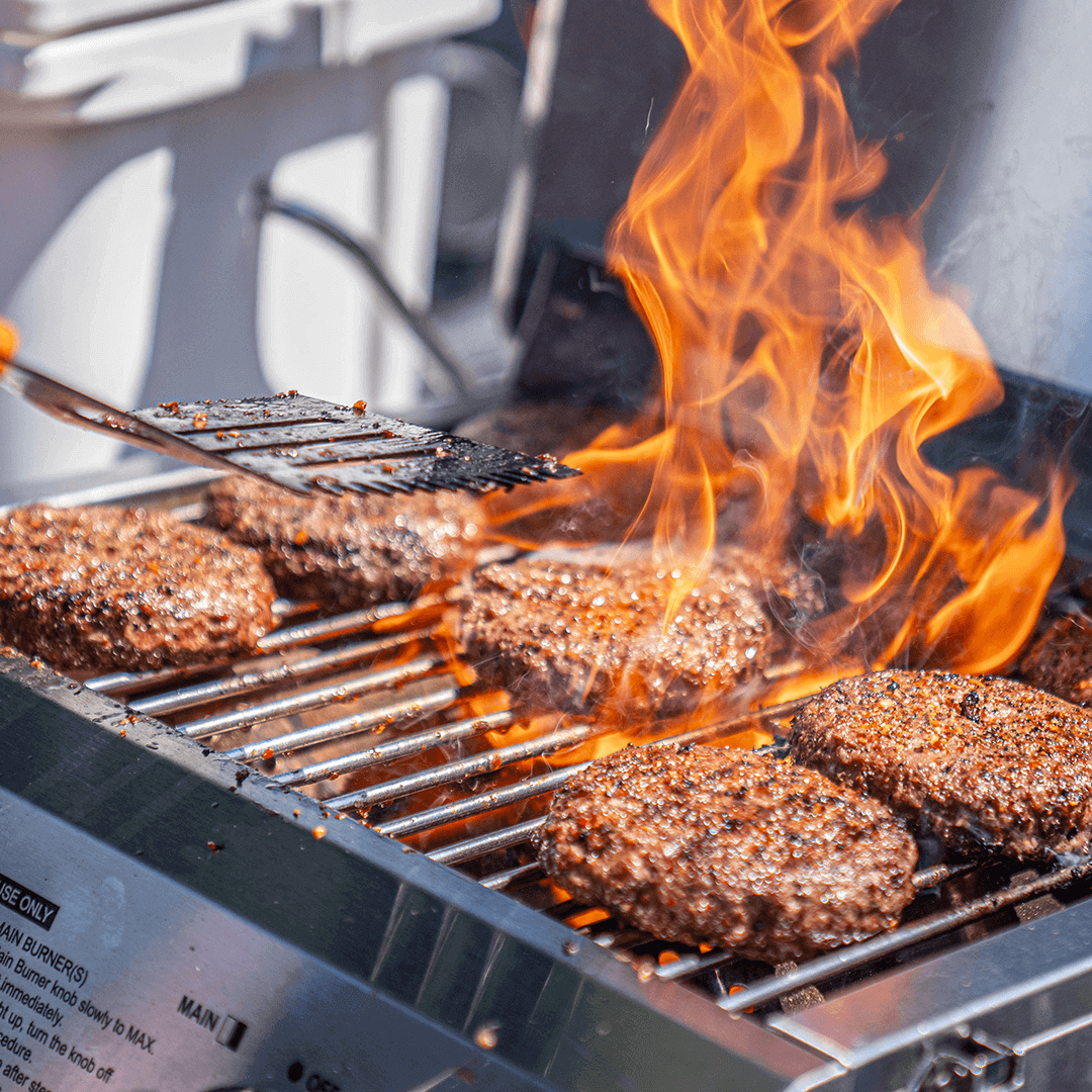 13742 | Stainless Tabletop Propane Gas Grill - SNOODBANGER customs