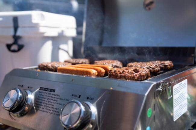 13742 | Stainless Tabletop Propane Gas Grill - SNOODBANGER customs