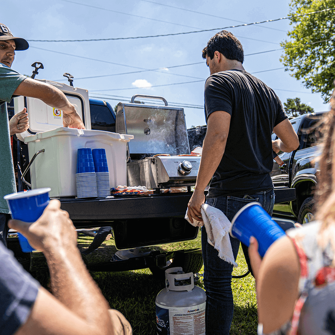 13742 | Stainless Tabletop Propane Gas Grill - SNOODBANGER customs