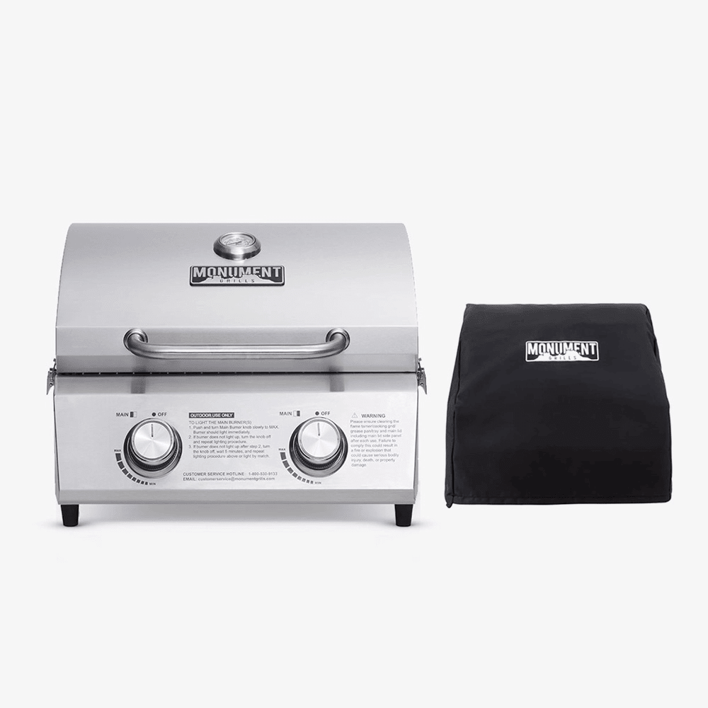 13742 | Stainless Tabletop Propane Gas Grill - SNOODBANGER customs