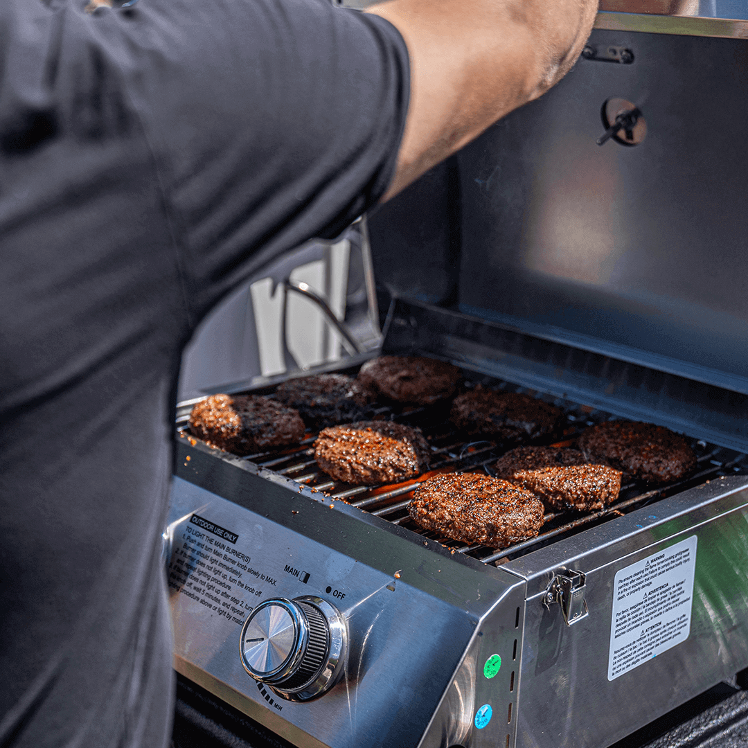13742 | Stainless Tabletop Propane Gas Grill - SNOODBANGER customs