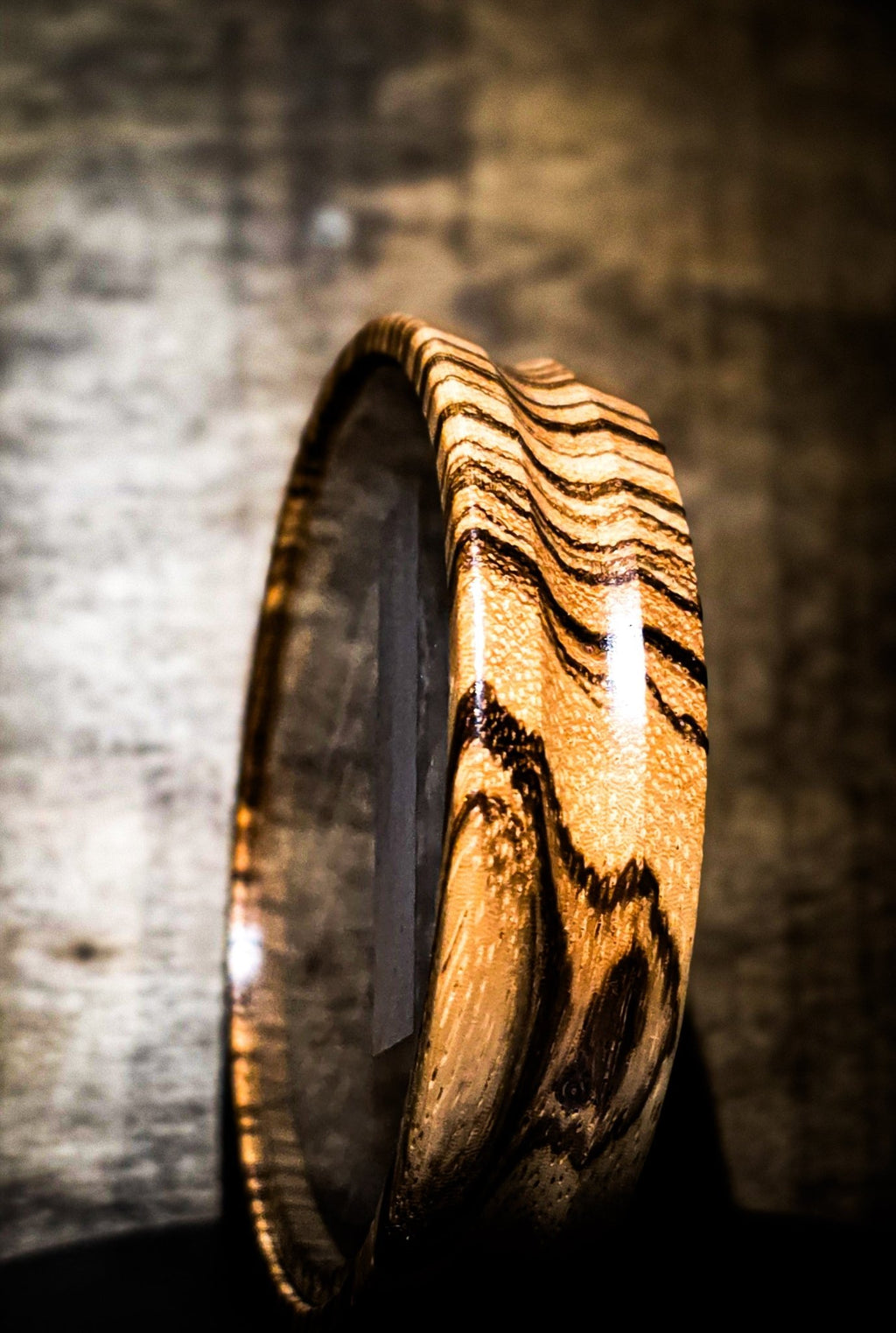 3.5" Zebrawood Pot "Spitting and Drumming" Edition - SNOODBANGER customs