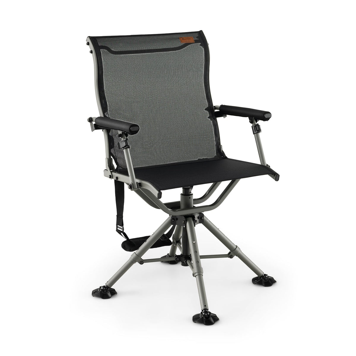360 Degree Silent Swivel Hunting Chair-Black - SNOODBANGER customs