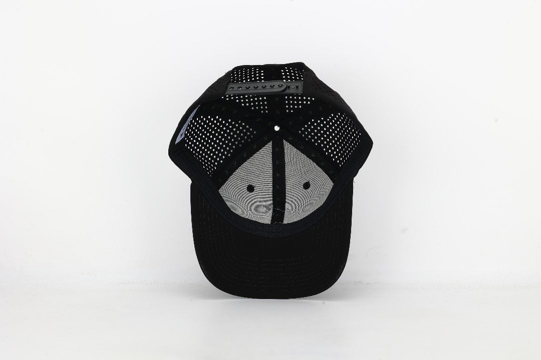 American Antler BLACK Stars and Bars Performance Snapback Hat - SNOODBANGER customs