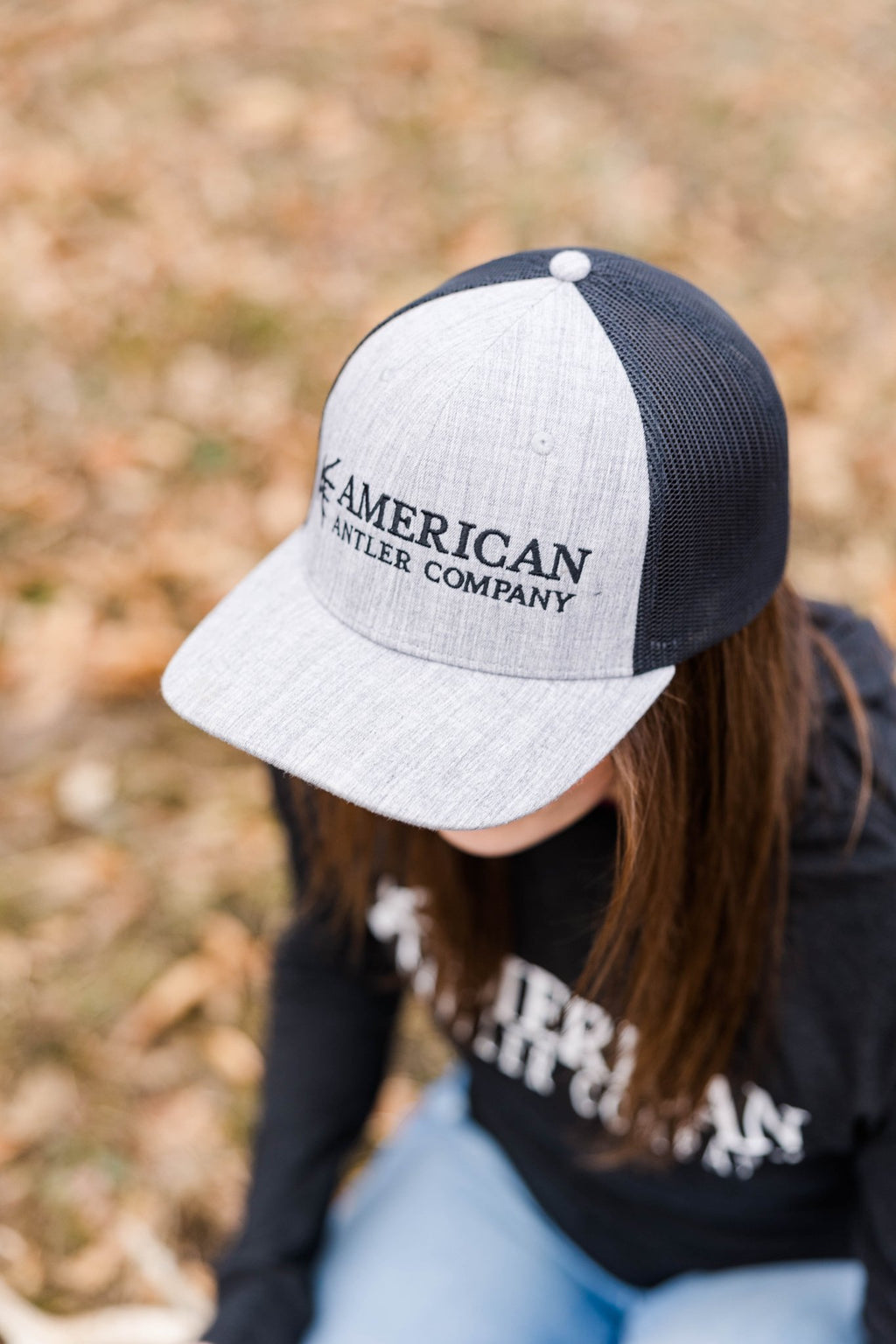 American Antler Logo Snapback Hat - SNOODBANGER customs