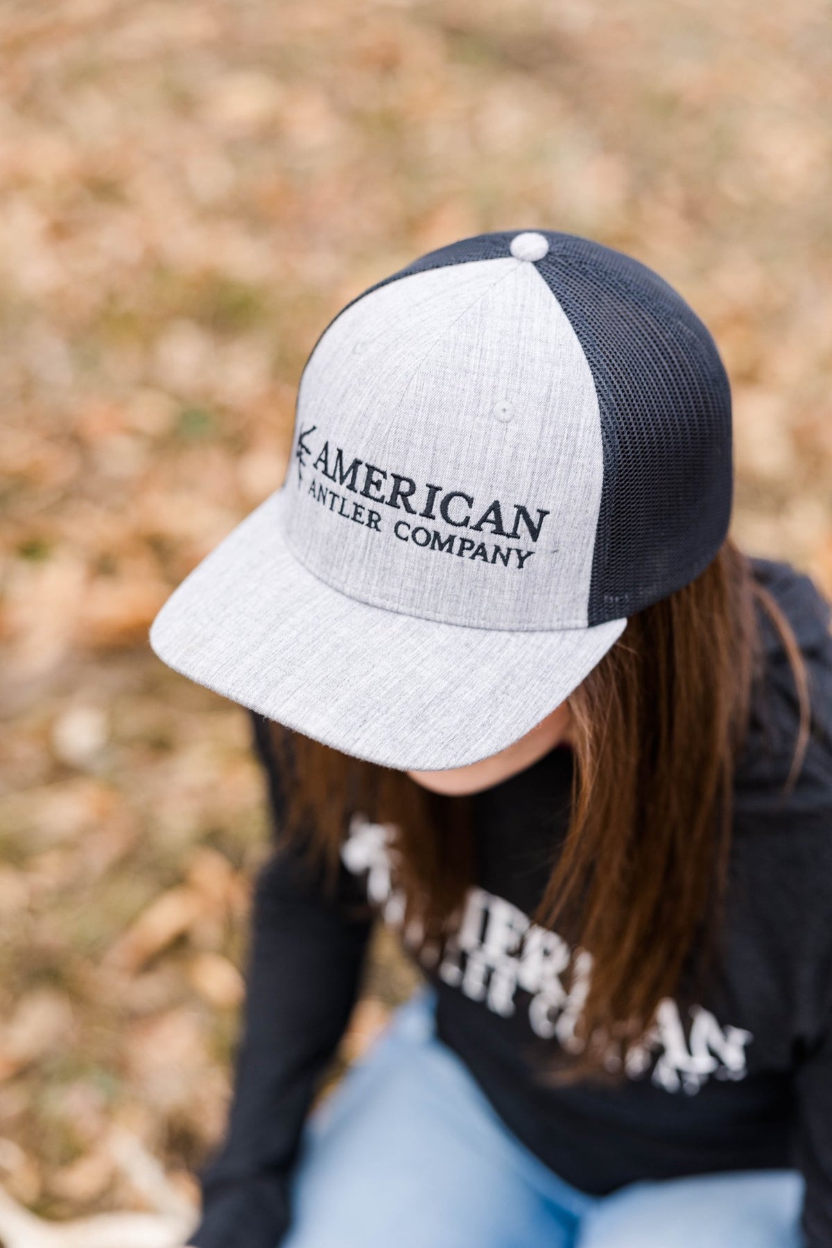 American Antler Logo Snapback Hat - SNOODBANGER customs