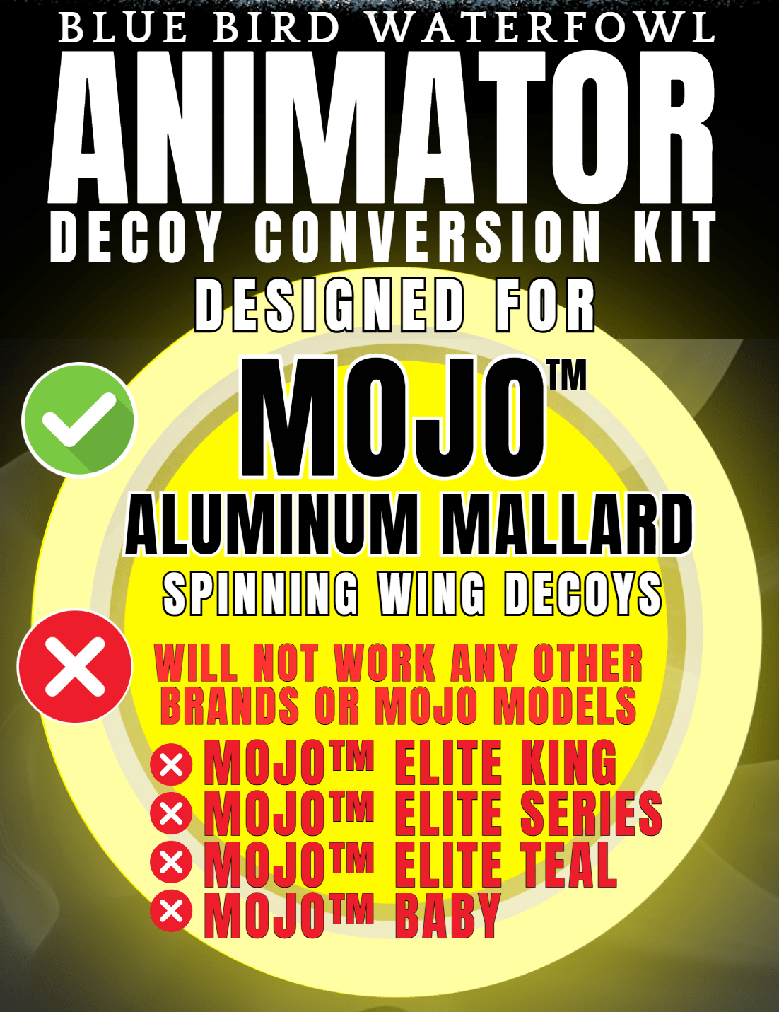Animator for Mojo Mallard Aluminum Series - SNOODBANGER customs
