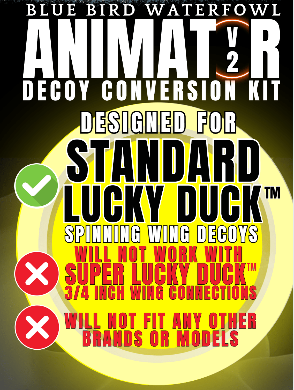 Animator V2 for Lucky Duck Decoys - SNOODBANGER customs