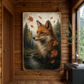 Autumn Fox Double Exposure Wall Art - SNOODBANGER customs