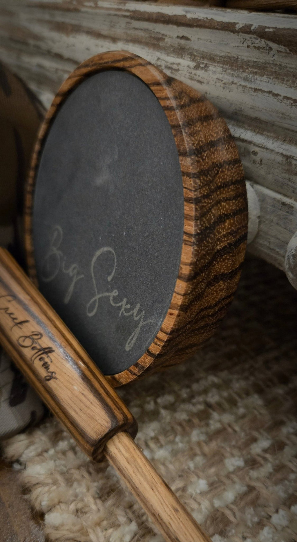 "Big Sexy" Zebrawood slate - SNOODBANGER customs
