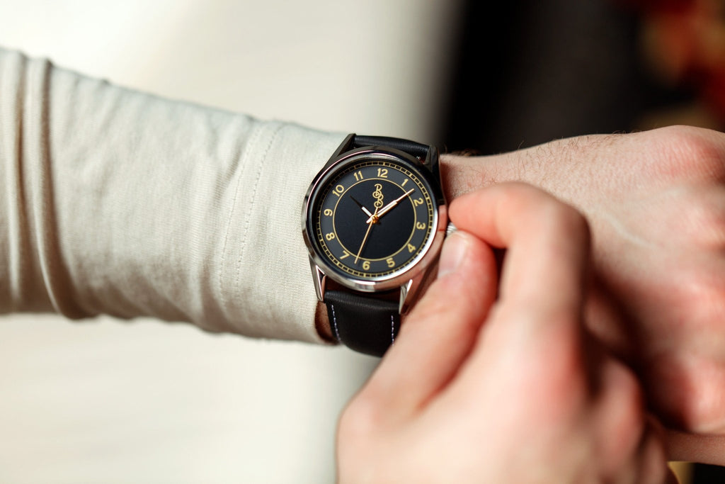 Black and Gold Classic Watch - SNOODBANGER customs