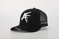 Black Antler Symbol Snapback Hat - SNOODBANGER customs