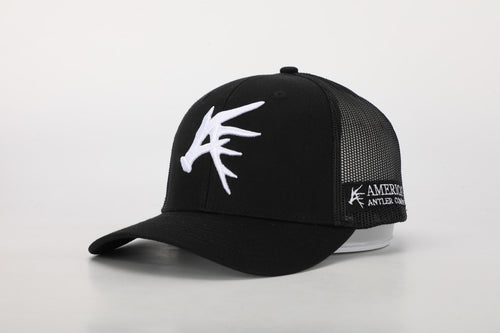 Black Antler Symbol Snapback Hat - SNOODBANGER customs