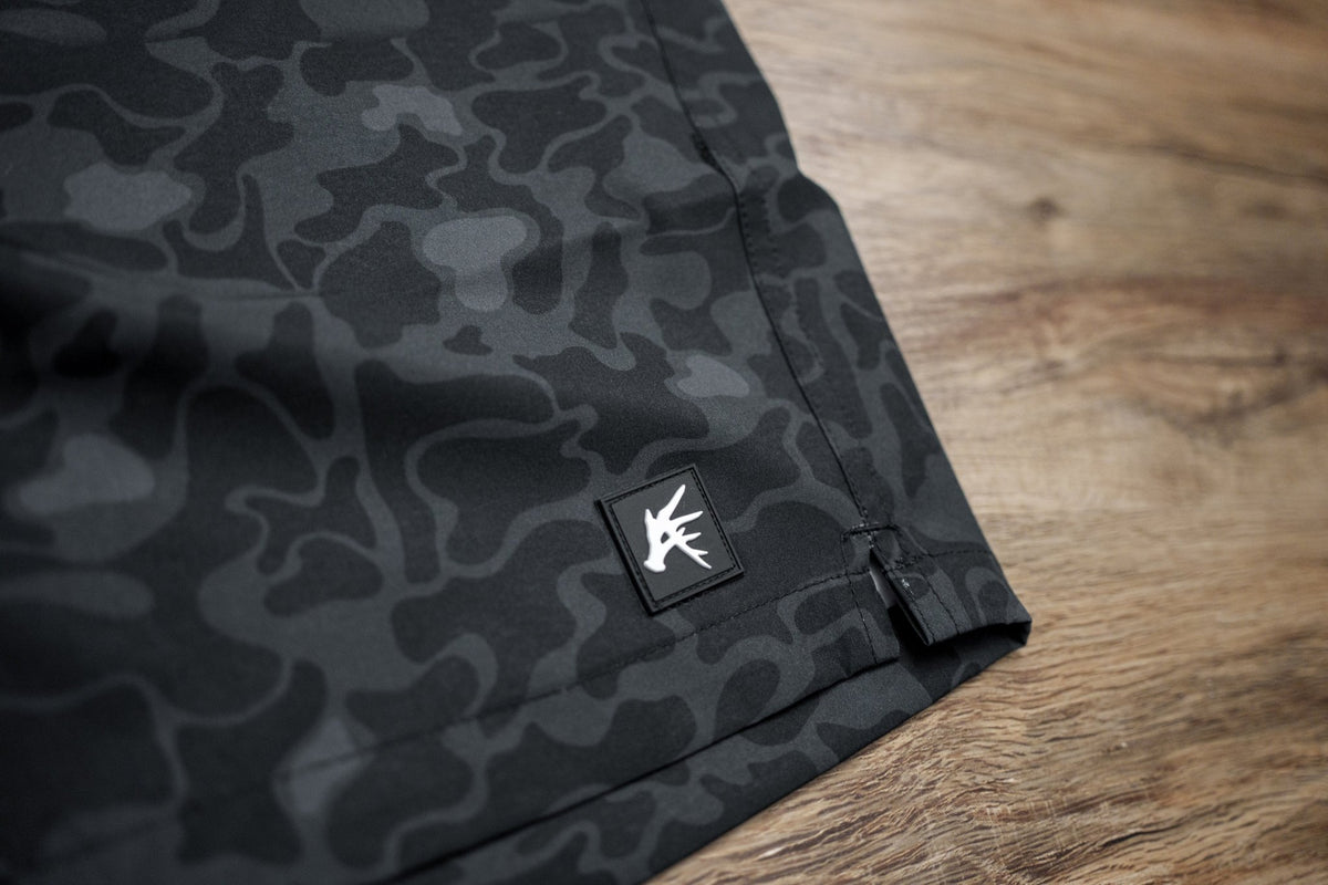 Black Marsh Duck Camo Athletic Short - SNOODBANGER customs