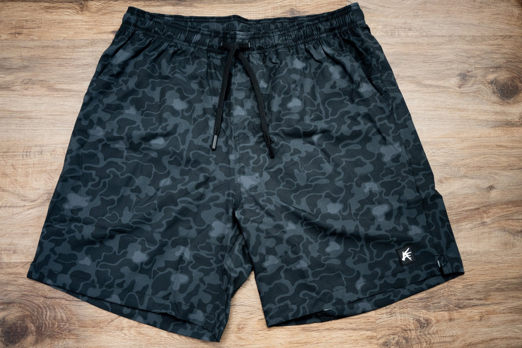 Black Marsh Duck Camo Athletic Short - SNOODBANGER customs