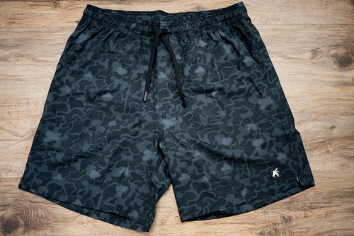 Black Marsh Duck Camo Athletic Short - SNOODBANGER customs