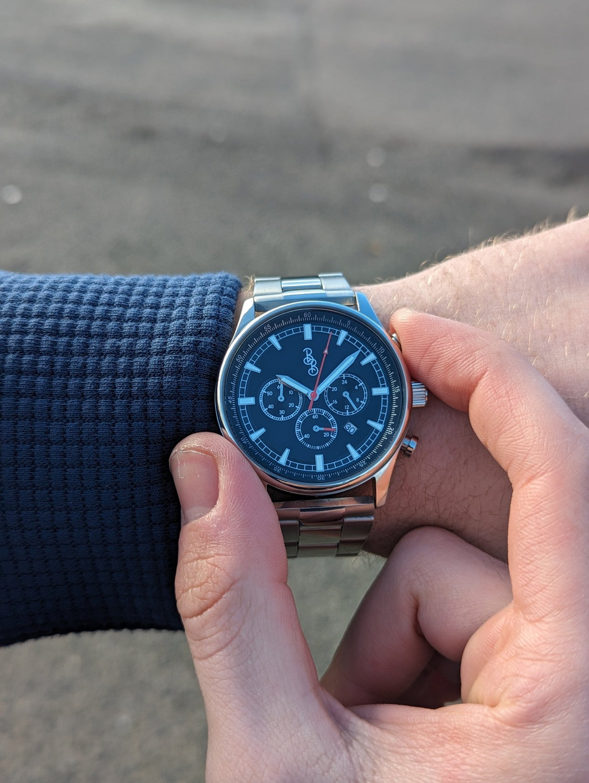Black Sport Chronograph - SNOODBANGER customs
