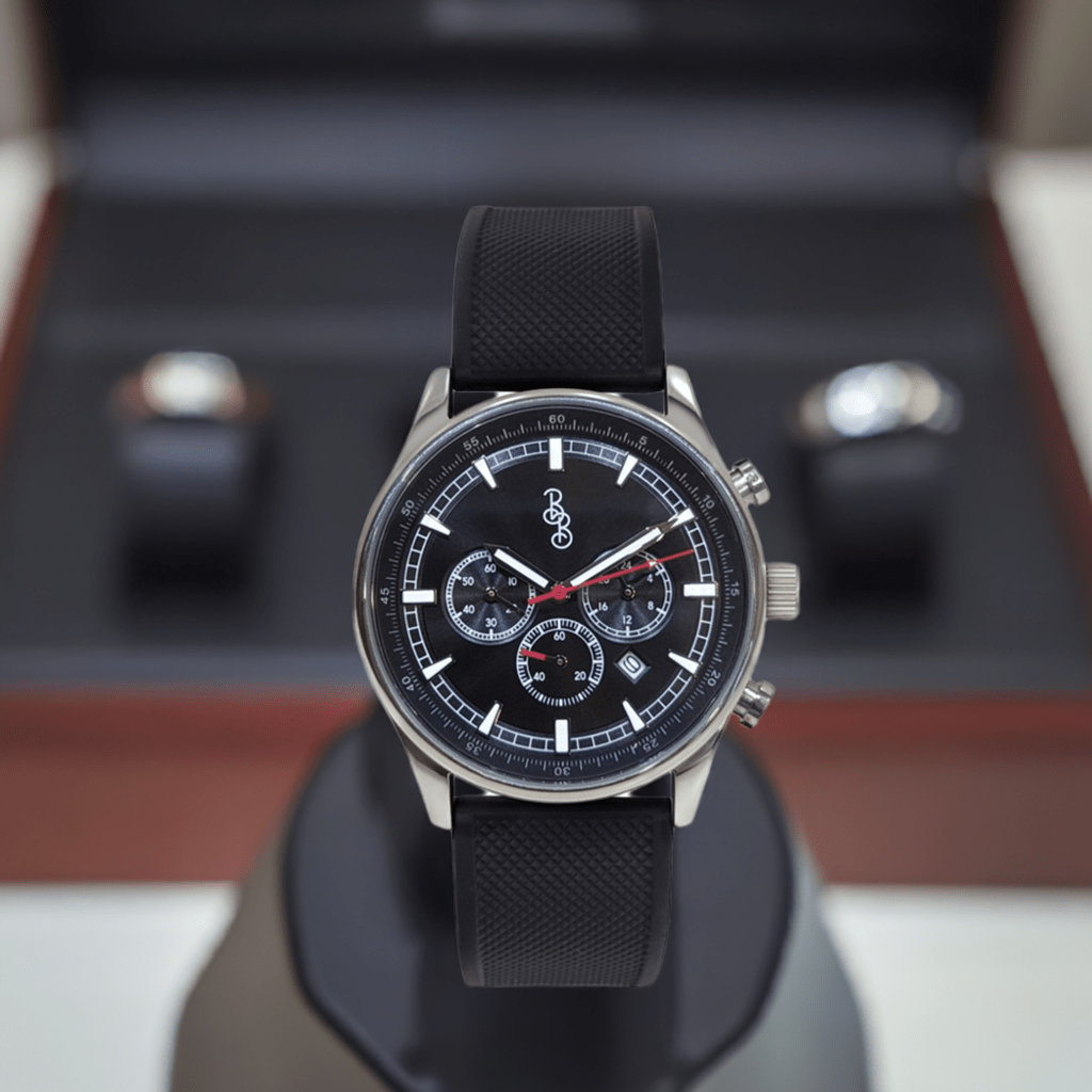 Black Sport Chronograph - SNOODBANGER customs