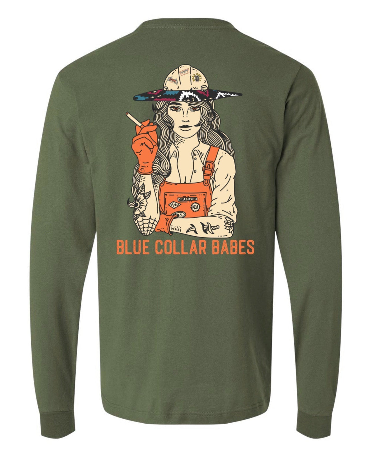 Blue Collar Babes Long Sleeve Shirt - SNOODBANGER customs