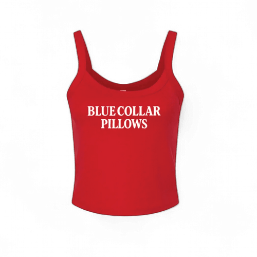 Blue Collar Pillows Tank Top - SNOODBANGER customs