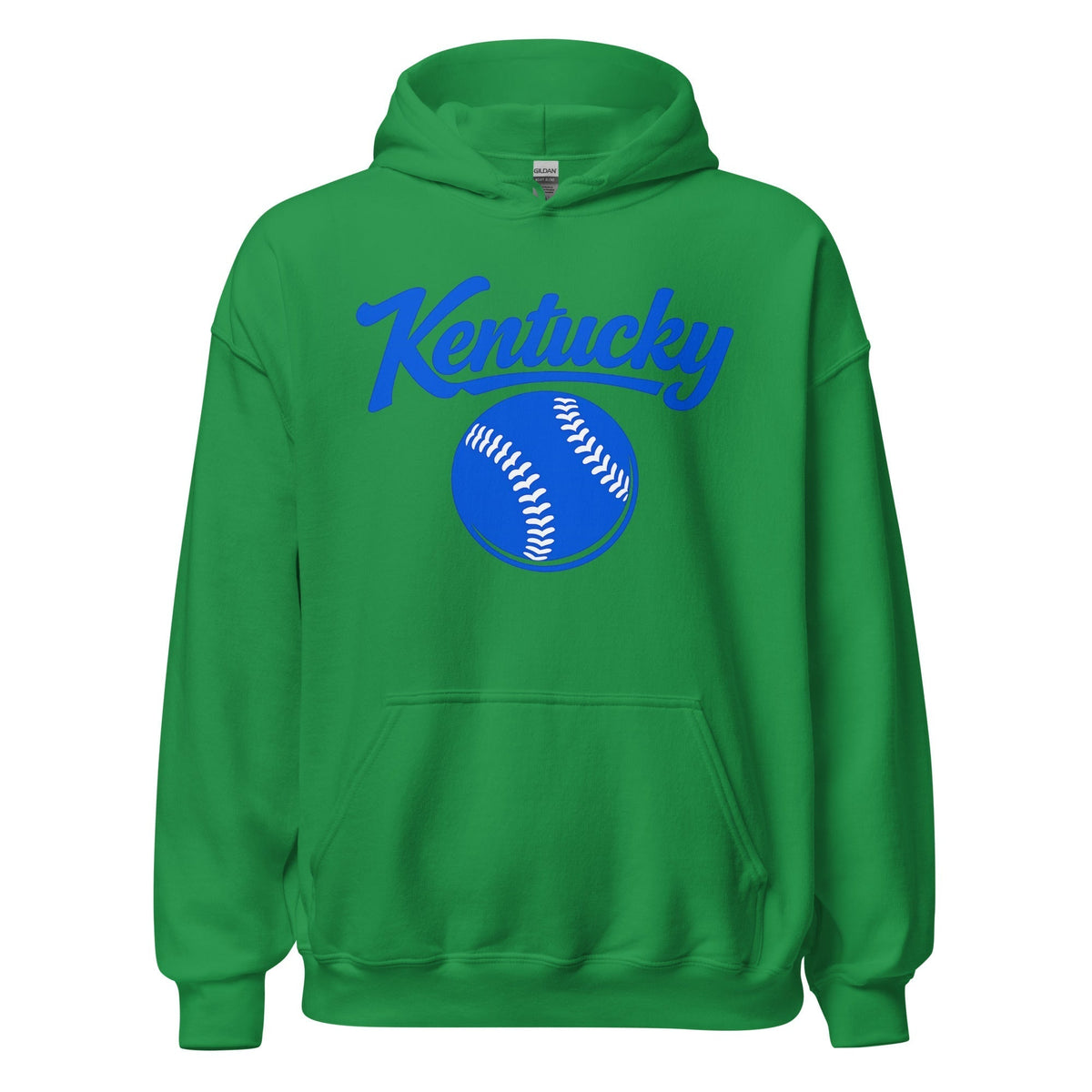 Blue Kentucky Script Softball Hoodie | Classic Pullover Sweatshirt - SNOODBANGER customs
