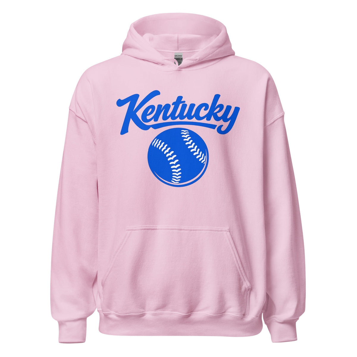 Blue Kentucky Script Softball Hoodie | Classic Pullover Sweatshirt - SNOODBANGER customs