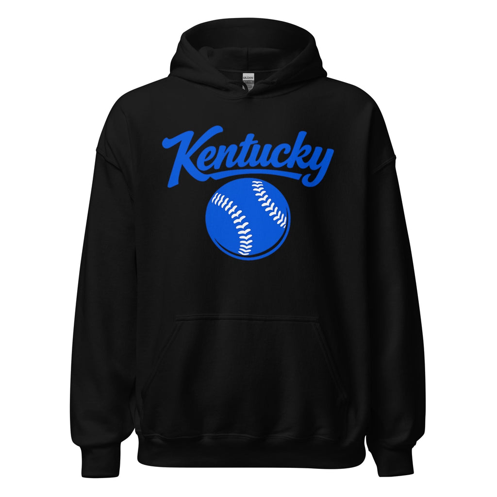 Blue Kentucky Script Softball Hoodie | Classic Pullover Sweatshirt - SNOODBANGER customs