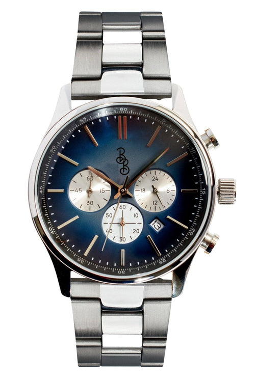 Blue Retro Chronograph - SNOODBANGER customs