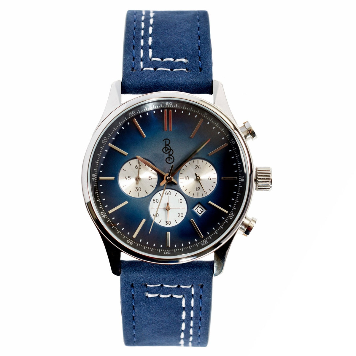Blue Retro Chronograph - SNOODBANGER customs
