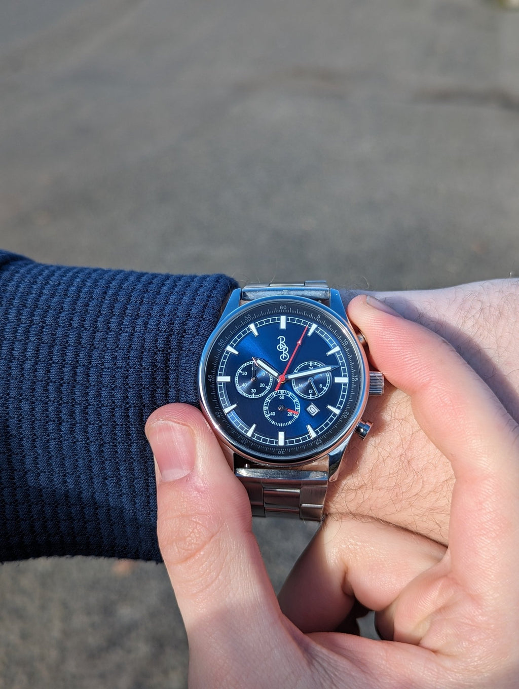 Blue Sport Chronograph - SNOODBANGER customs