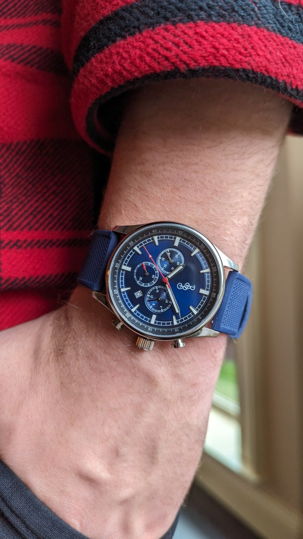 Blue Sport Chronograph - SNOODBANGER customs