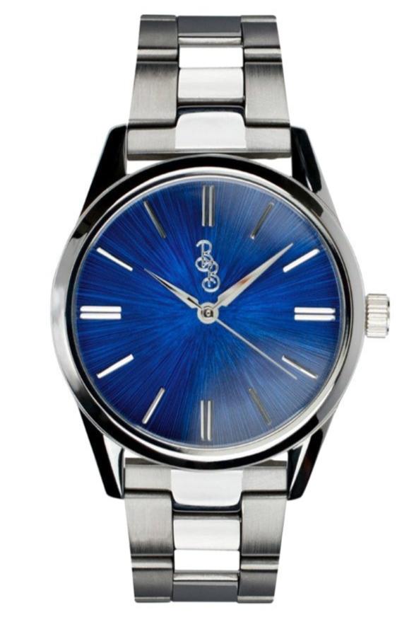 Blue Sunburst Watch - SNOODBANGER customs