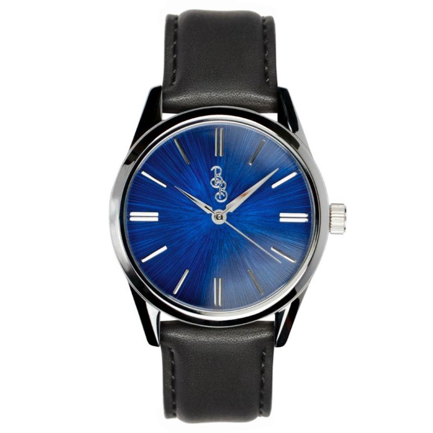 Blue Sunburst Watch - SNOODBANGER customs
