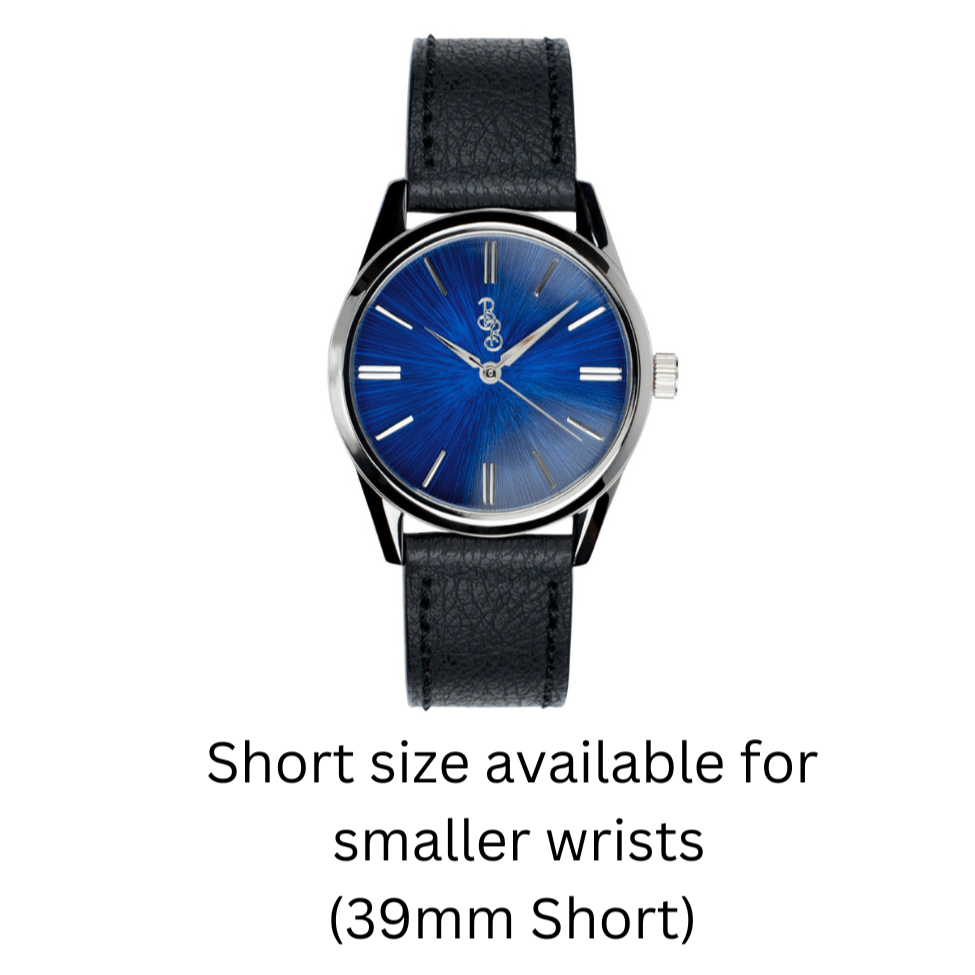 Blue Sunburst Watch - SNOODBANGER customs