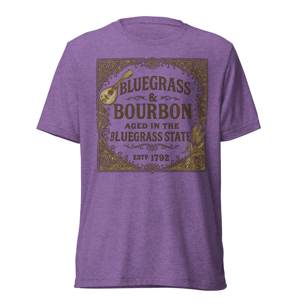 Bluegrass & Bourbon Vintage Label T-Shirt | Kentucky Heritage | Elite - SNOODBANGER customs