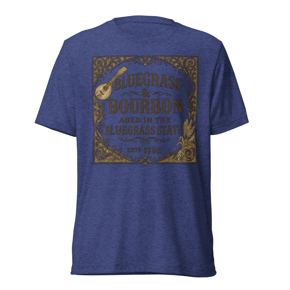 Bluegrass & Bourbon Vintage Label T-Shirt | Kentucky Heritage | Elite - SNOODBANGER customs