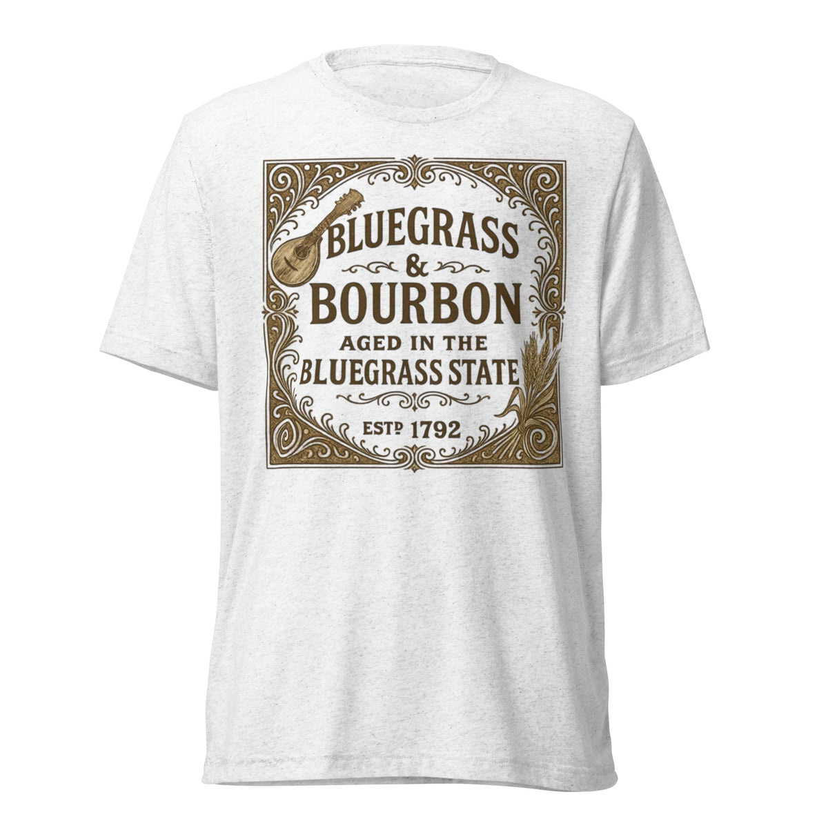 Bluegrass & Bourbon Vintage Label T-Shirt | Kentucky Heritage | Elite - SNOODBANGER customs