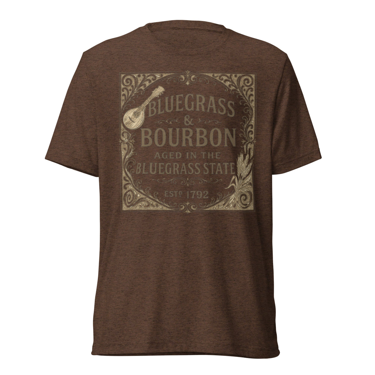 Bluegrass & Bourbon Vintage Label T-Shirt | Kentucky Heritage | Elite - SNOODBANGER customs
