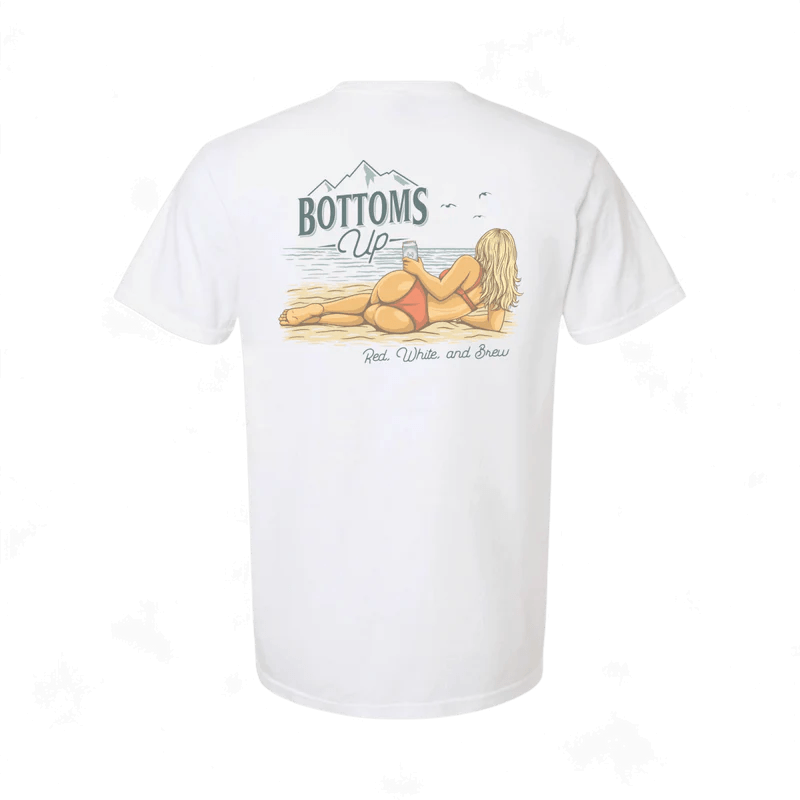 Bottoms Up T-Shirt - SNOODBANGER customs