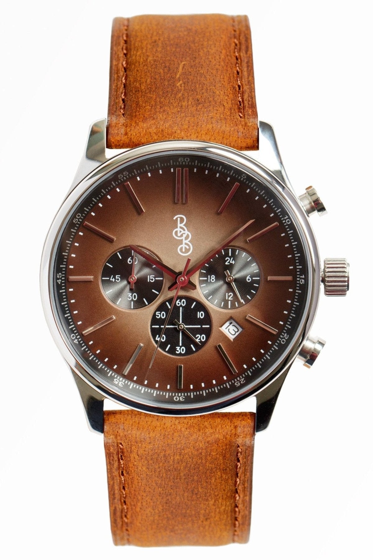 Brown Retro Chronograph - SNOODBANGER customs