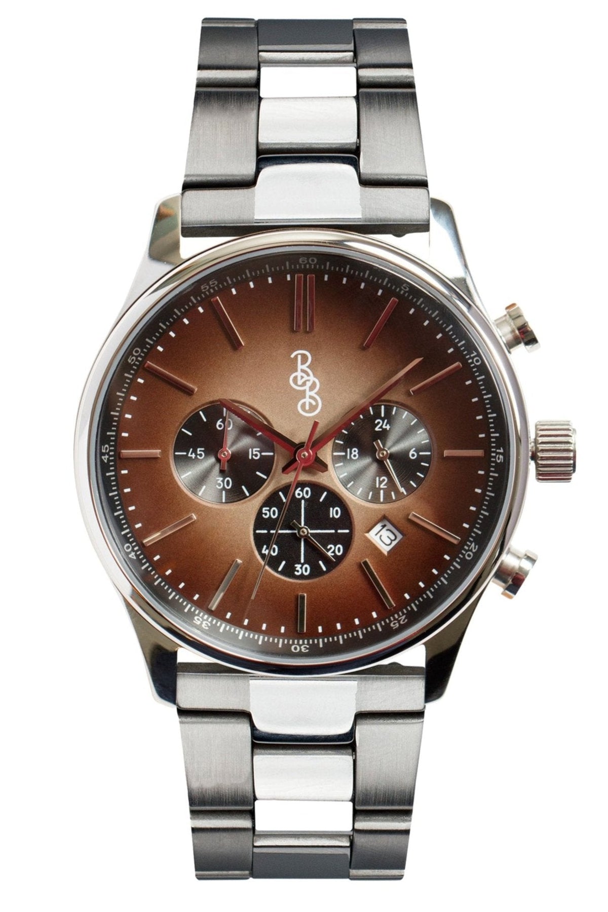 Brown Retro Chronograph - SNOODBANGER customs