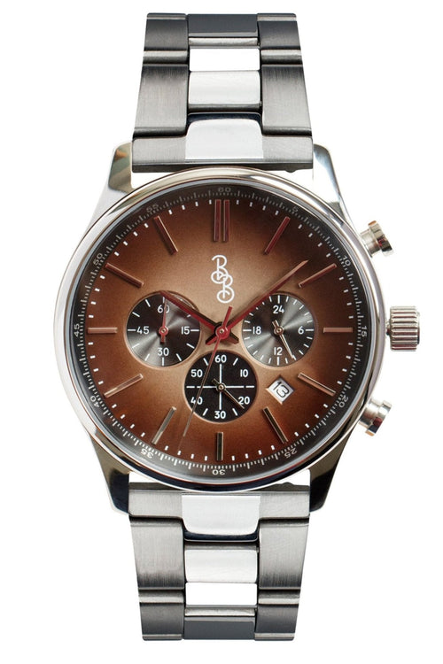 Brown Retro Chronograph - SNOODBANGER customs