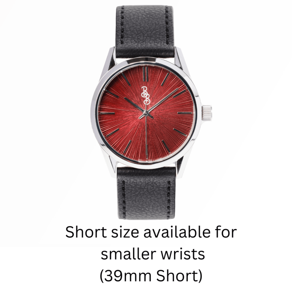 Burgundy Sunburst Watch - SNOODBANGER customs