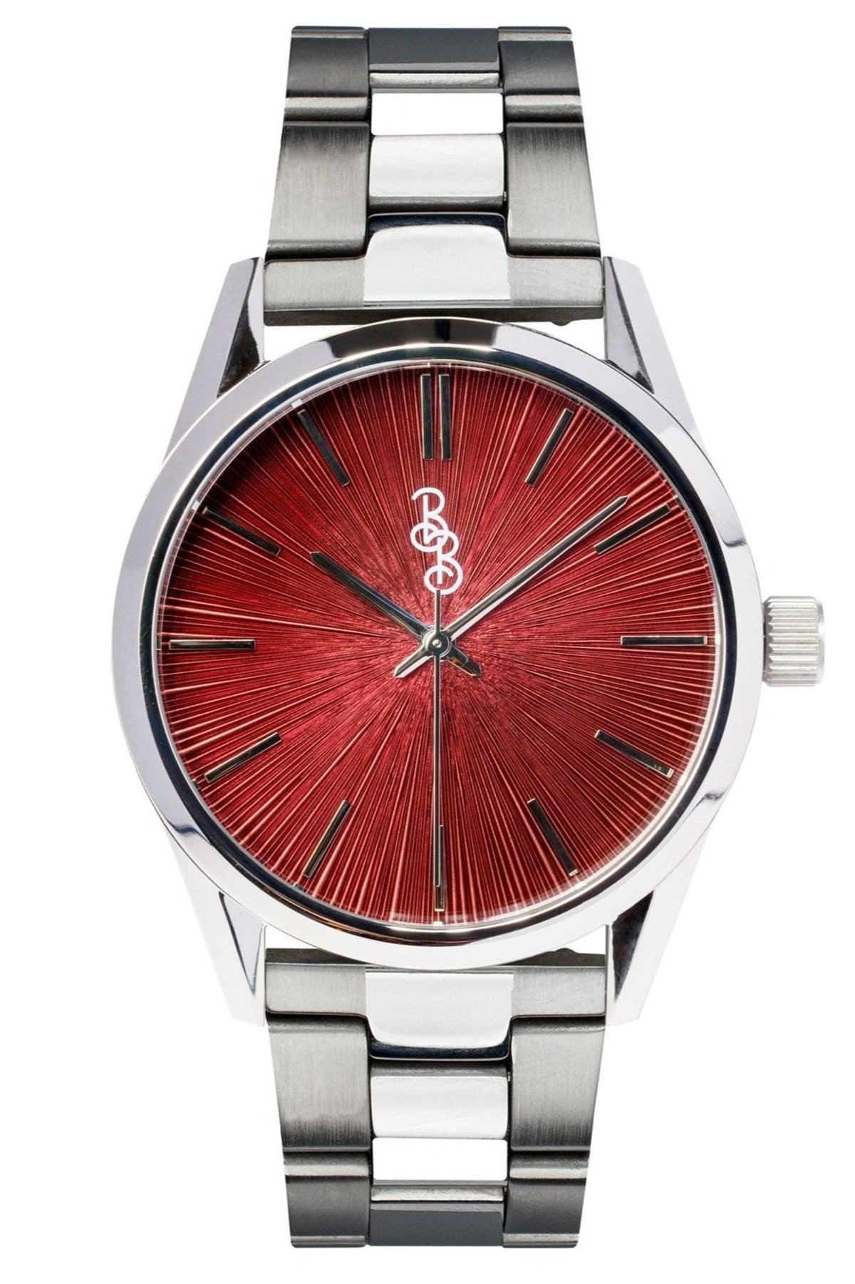 Burgundy Sunburst Watch - SNOODBANGER customs