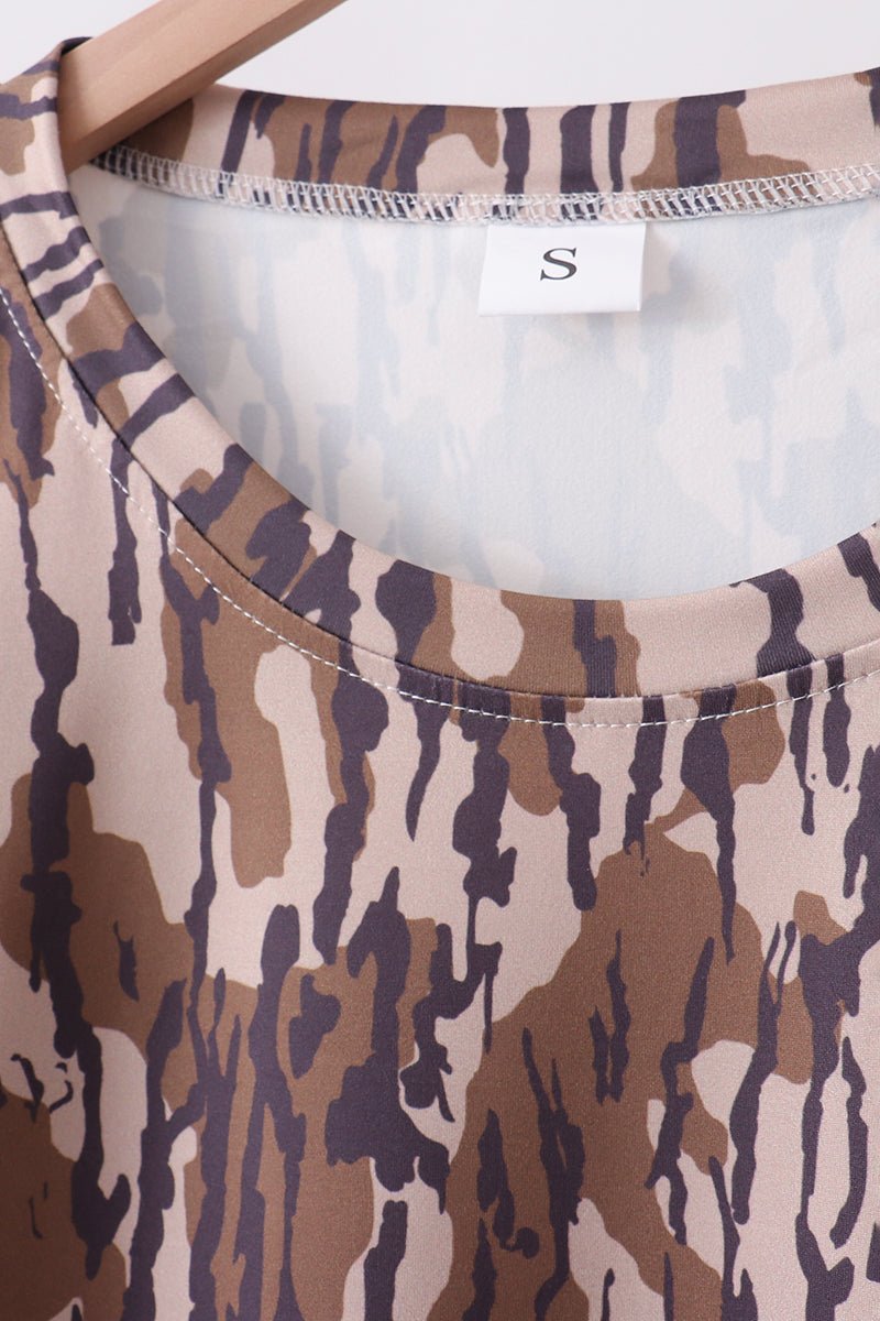 Camouflage scalloped mom&me shorts set - SNOODBANGER customs