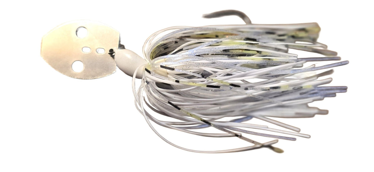 Chatter Jig - White Chartreuse Illusion - SNOODBANGER customs