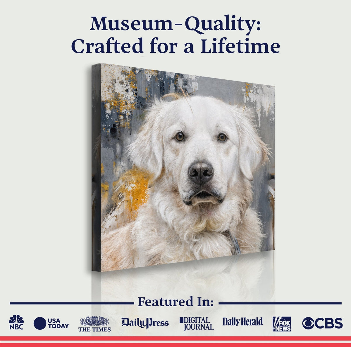 Customized Pet Portrait Abstract Wall Art - SNOODBANGER customs