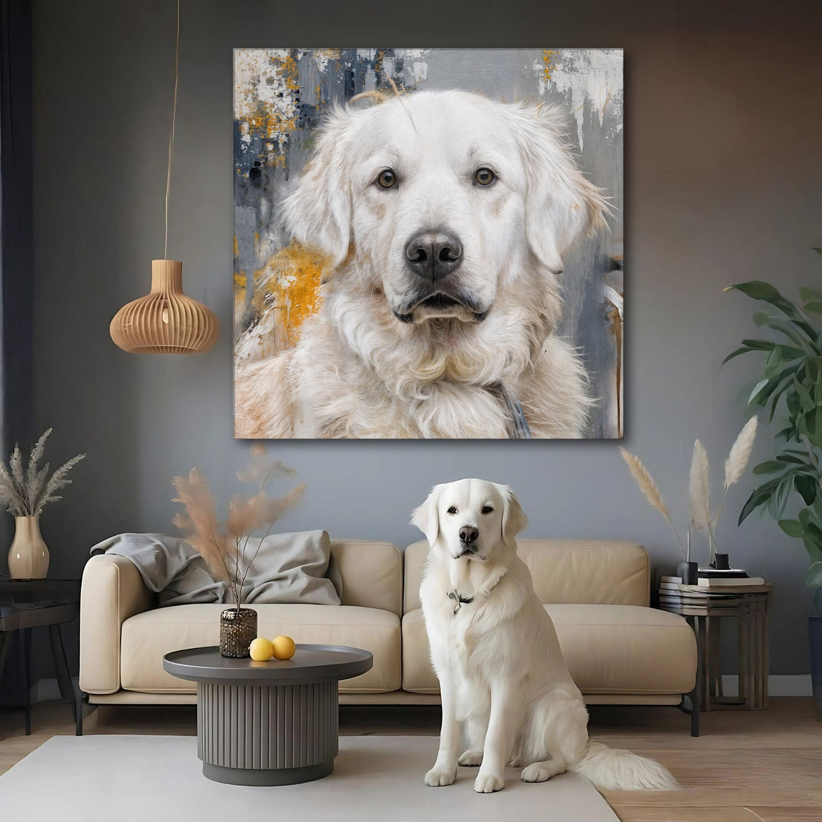 Customized Pet Portrait Abstract Wall Art - SNOODBANGER customs