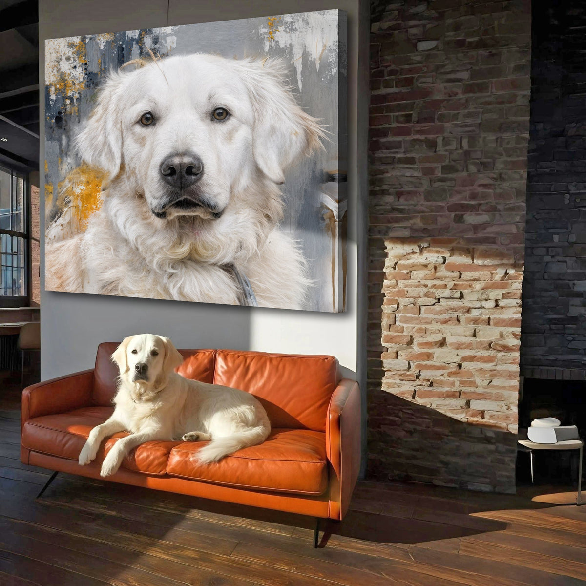 Customized Pet Portrait Abstract Wall Art - SNOODBANGER customs